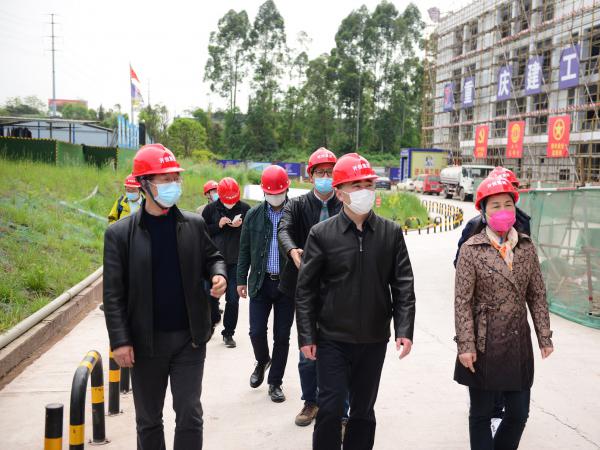 beat365英国官网网站领导班子现场检查指导新校区建设