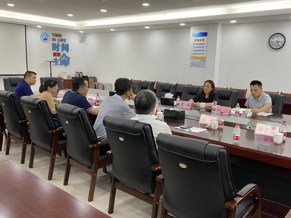 市财政局教科文处负责人夏颖到beat365英国官网网站调研