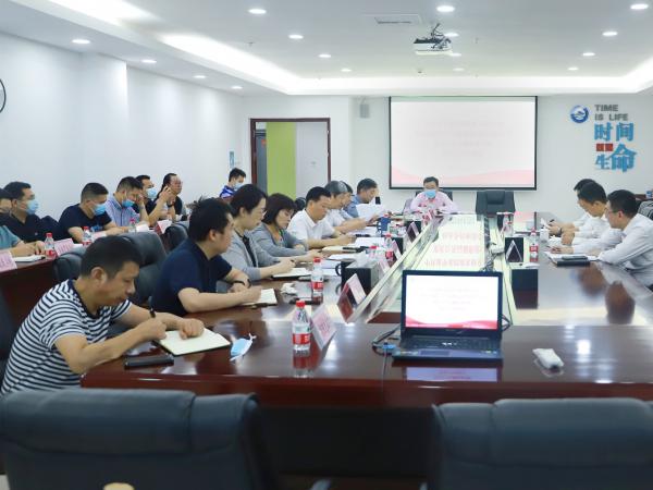 校领导张东旭会见中铁建华北投资公司重庆轨道十八号线客人并座谈交流